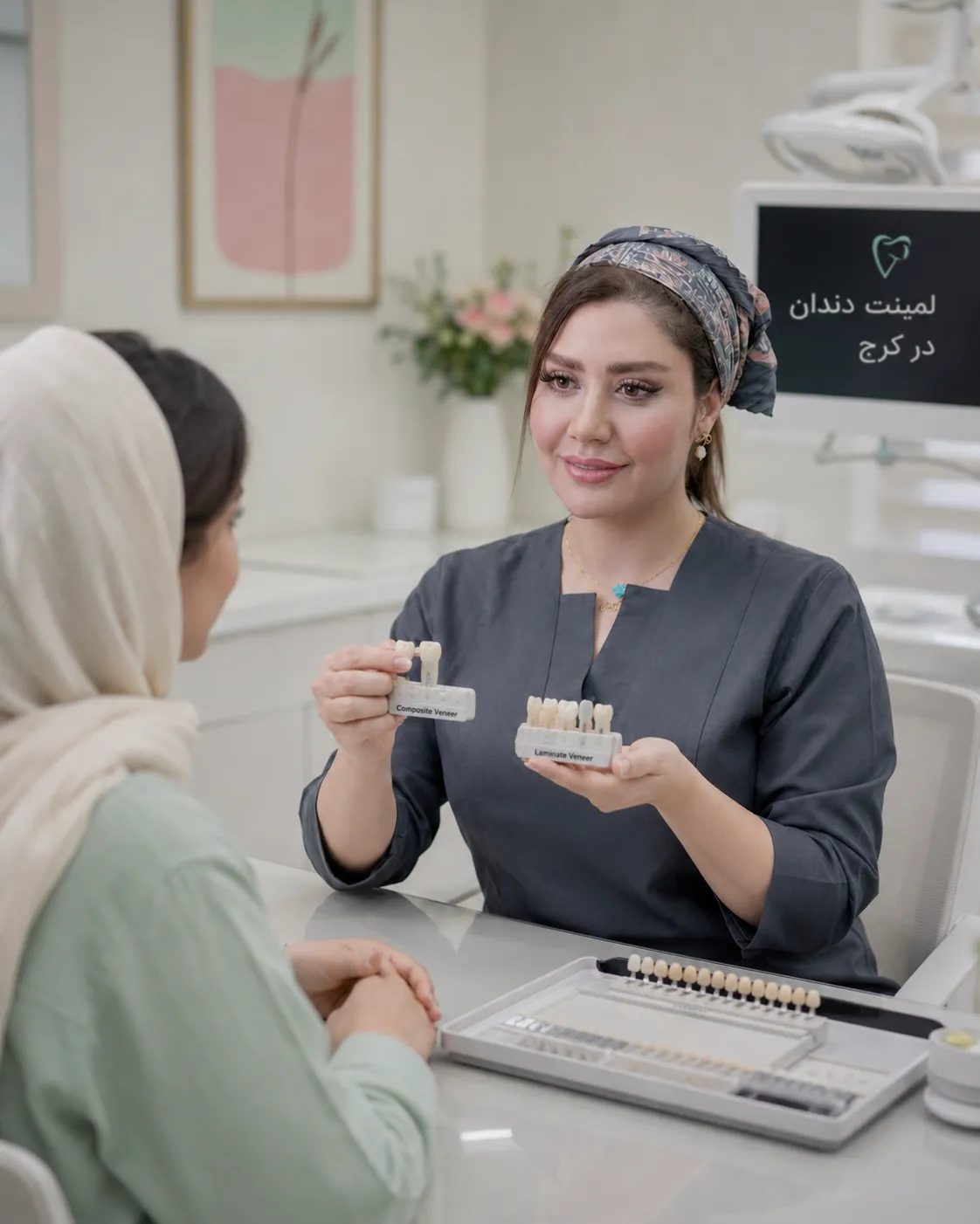 طراحی لبخند دیجیتال و انتخاب فرم مناسب لمینت بر اساس چهره